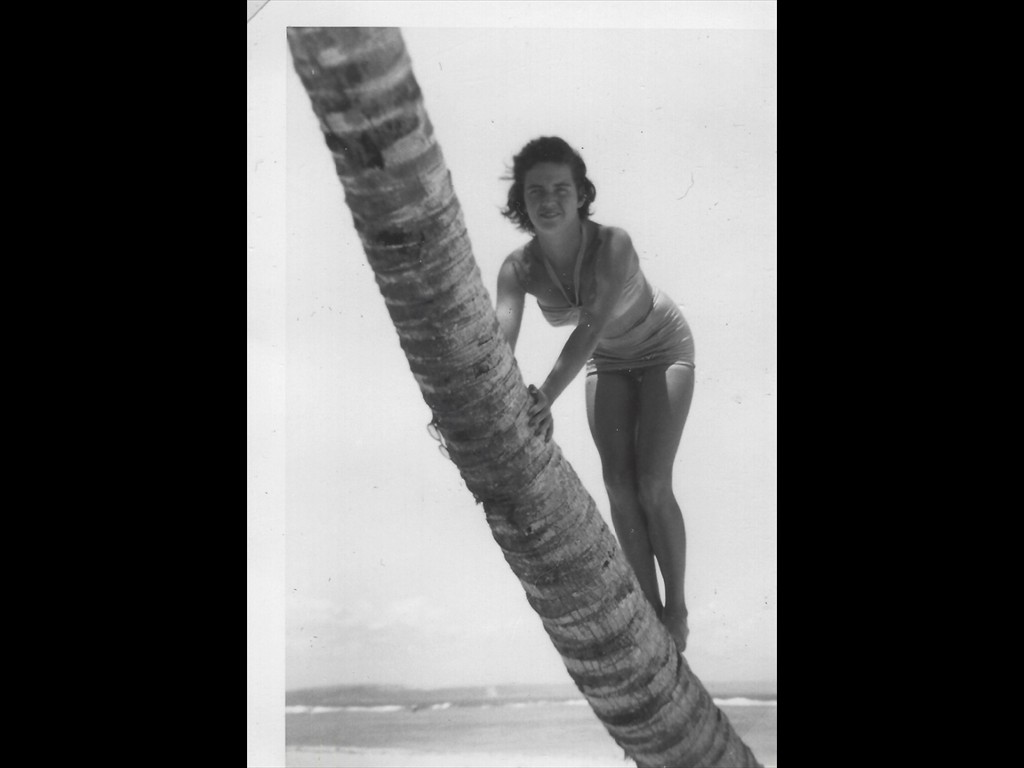 D850 Bobbi In Guan - Climbin Palm Tree